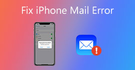 Reparar error de correo de iPhone