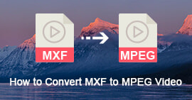 Convertir MXF a MPEG