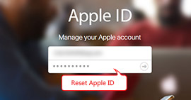 Restablecer ID de Apple