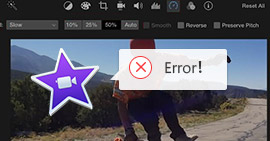 Solucionar el error de iMovie 50/10008/108