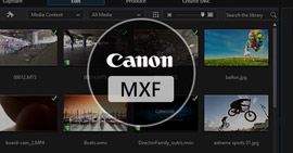 Importar video Canon MXF a Cyberlink PowerDirector