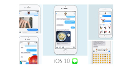 Emoji/Pegatina/Mensajes de escritura a mano en iOS 10