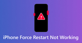 El reinicio forzado del iPhone no funciona