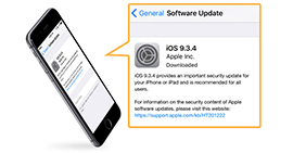 Actualizacion del software del iphone