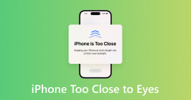 iPhone demasiado cerca de los ojos