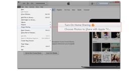 iTunes Home Sharing no funciona