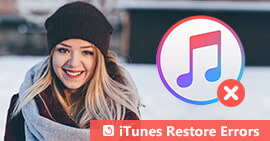 Errores de restauración de iTunes
