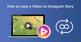 Bucle un video en la historia de Instagram