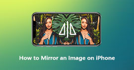Imagen de espejo en iPhone