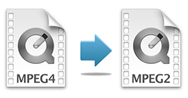 Convertidor de video MPEG: Convierta MPEG-4 a MPEG-2