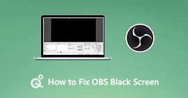 Reparar pantalla negra OBS