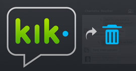 Eliminar mensajes de Kik de forma permanente