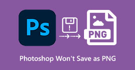 Photoshop no se guarda como PNG