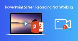 Arreglar la grabación de pantalla de PowerPoint que no funciona