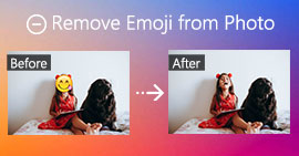 Eliminar emoji de la foto