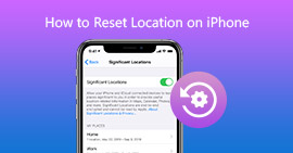 Restablecer ubicación en iPhone