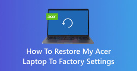Restaurar mi computadora portátil Acer a la configuración de fábrica