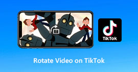 Rotar video en Tiktok