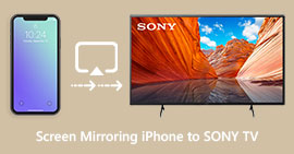 Espejo de pantalla de iPhone a TV Sony