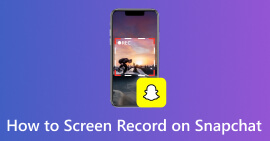 Grabación de pantalla en Snapchat