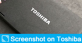 Captura de pantalla en Toshiba
