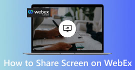Compartir pantalla en Webex