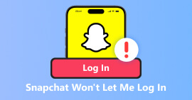 Snapchat no me deja iniciar sesión