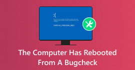 La computadora se ha reiniciado después de una comprobación de errores