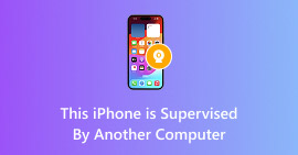 Este iPhone está supervisado por otra computadora
