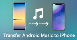 Transfiere música de Android a iPhone