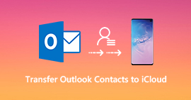 Transferir contactos de Outlook a iCloud