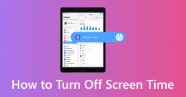 Desactivar tiempo de pantalla en iPad