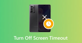Desactivar el tiempo de espera de la pantalla