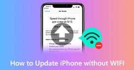 Actualizar iOS sin WiFi