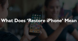 ¿Qué significa restaurar iPhone?