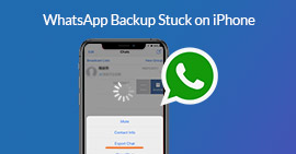 Respaldo de WhatsApp iCloud atascado