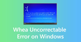 Error incorregible de Whea en Windows