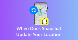 ¿Cuándo actualiza Snapchat tu ubicación?