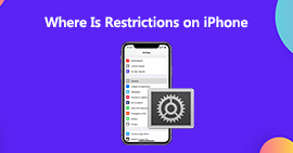 ¿Dónde están las restricciones en el iPhone?