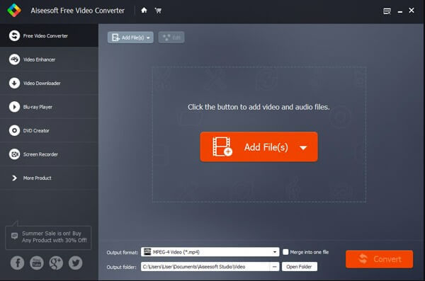 Convertidor de video gratuito Aiseesoft