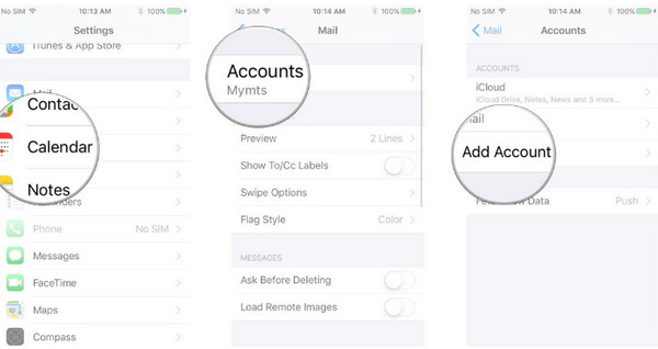 Agregar cuenta de Google en iPhone