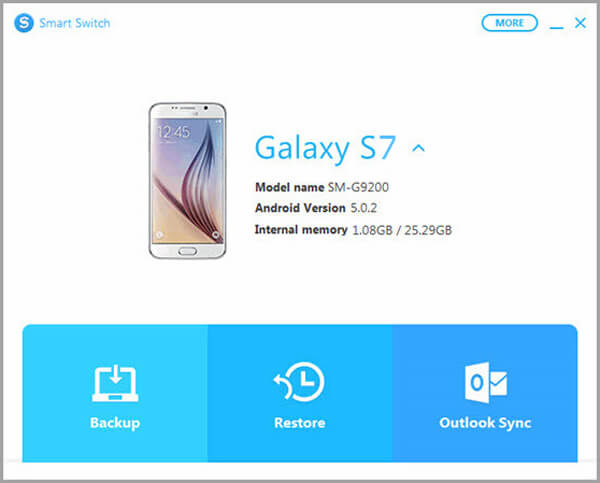 Software de escritorio Samsung Smart Switch