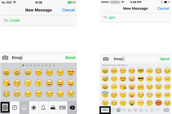 Emojis de iPhone 4 a iPhone 6