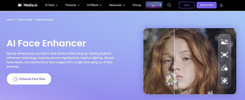 Ai Face Enhancer For Photos Media io