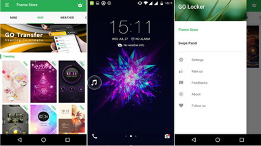 Aplicaciones de pantalla de bloqueo Go Locker para Android
