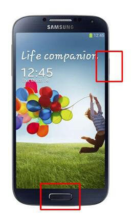 Tome una captura de pantalla en Samsung con la clave del dispositivo