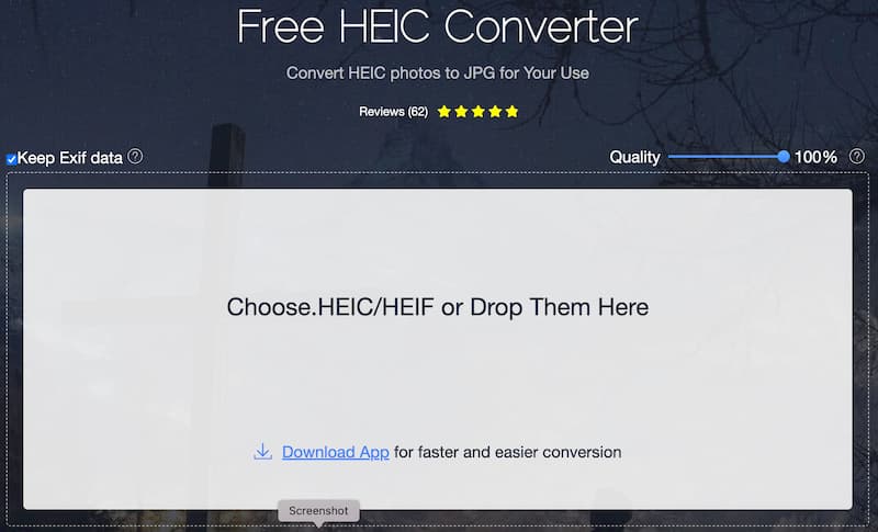 Convertidor HEIC gratuito de Apowersoft
