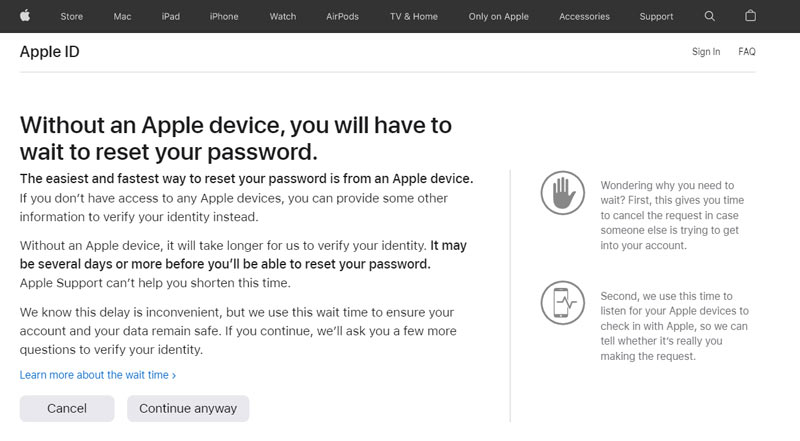Recuperar ID de Apple sin número de teléfono