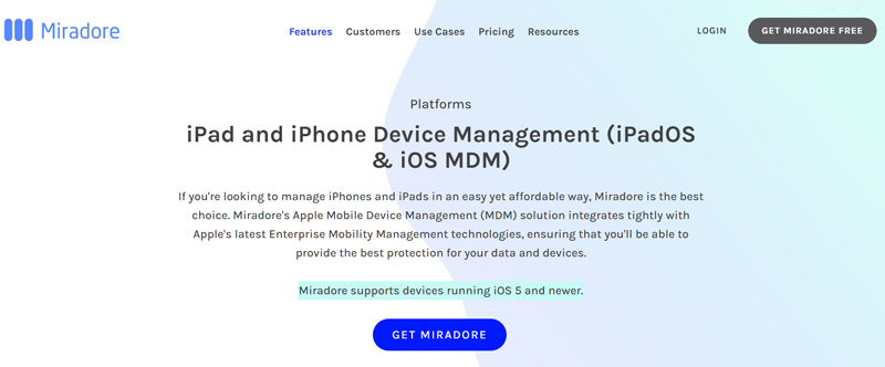 Mirador iOS MDM