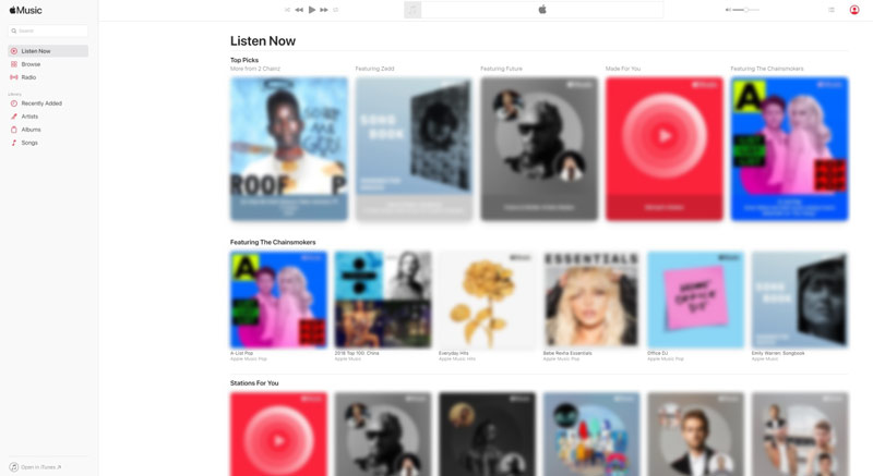 Catálogo de música de Apple